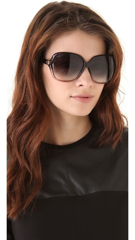 gucci oversized women& 39|Gucci Sunglasses for Women .